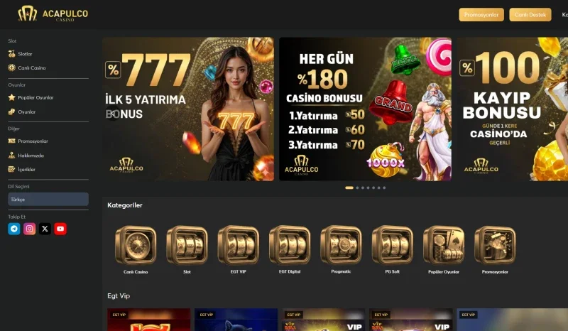 Acapulco Casino ekran görüntüsü