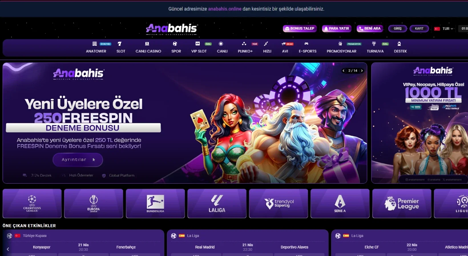 Ana Bahis ekran görüntüsü