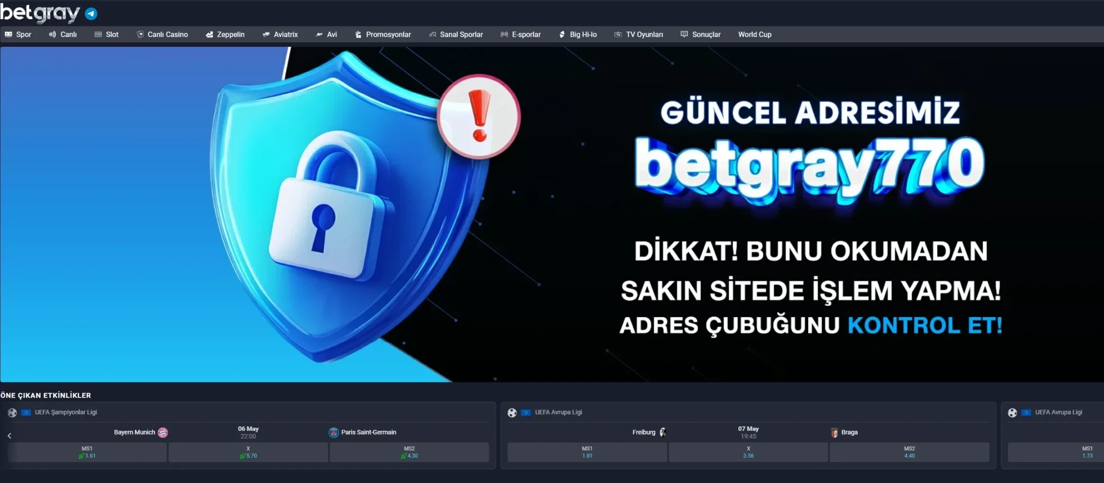 Betgray ekran görüntüsü