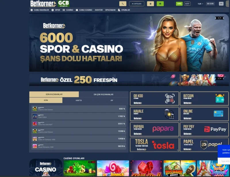 Betkorner ekran görüntüsü
