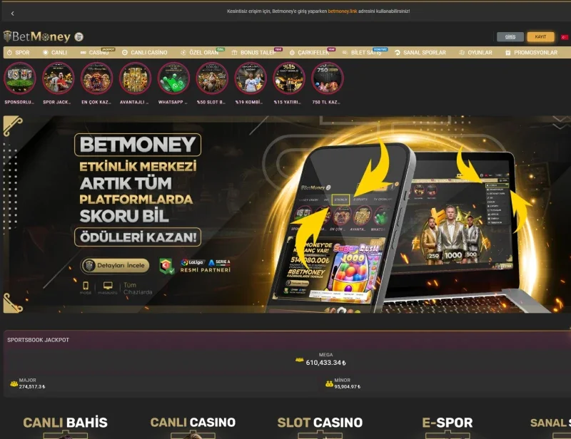 Betmoney ekran görüntüsü