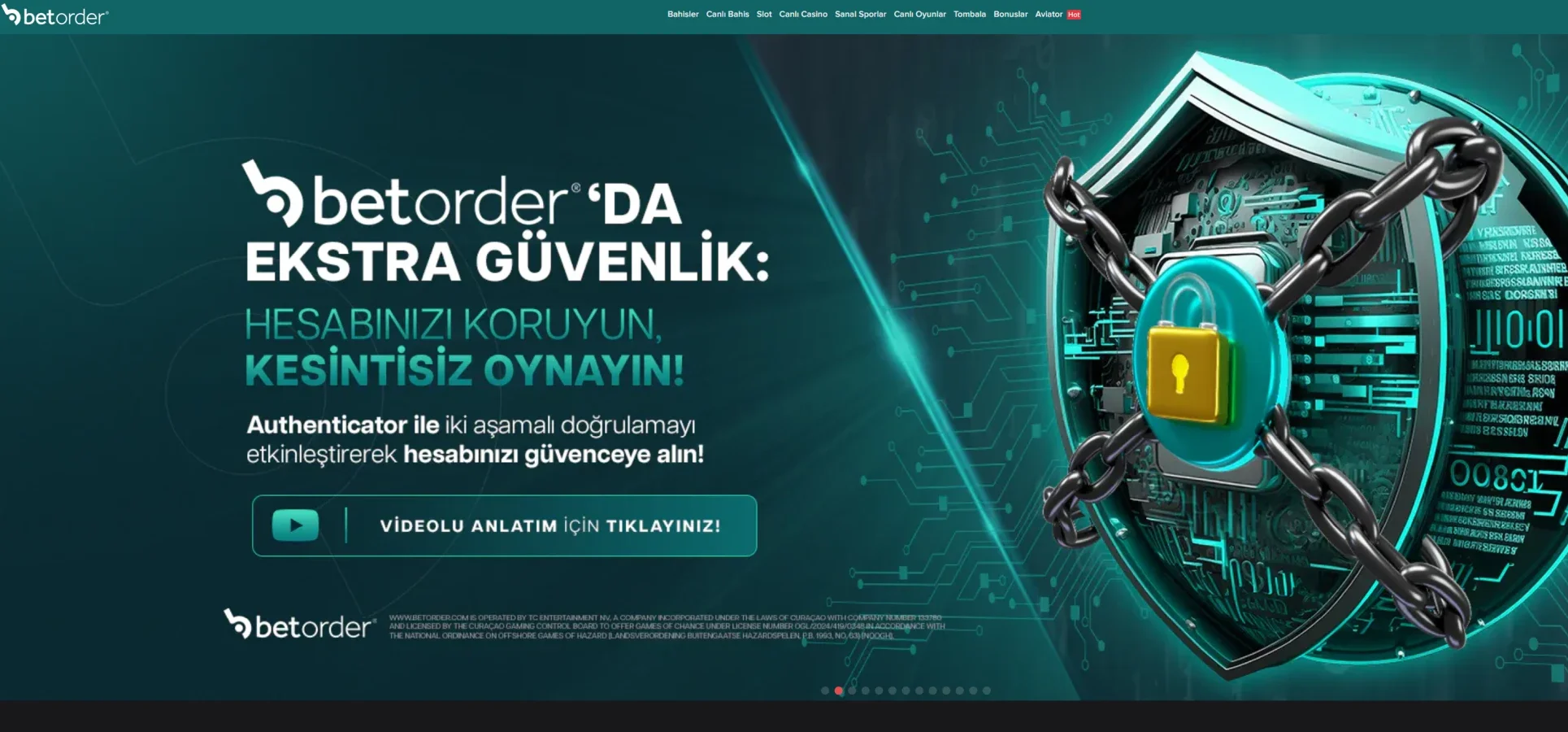 Betorder ekran görüntüsü