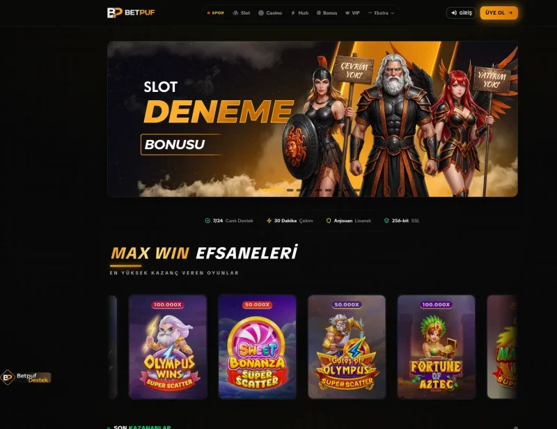 Betpuf ekran görüntüsü