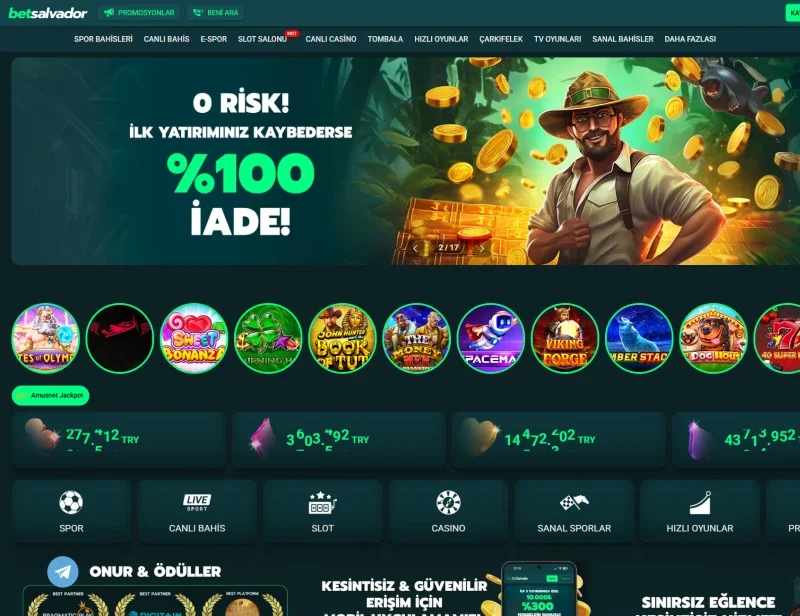 Betsalvador ekran görüntüsü