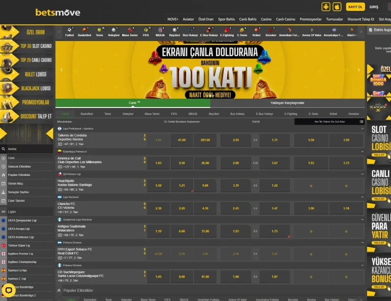 Betsmove ekran görüntüsü