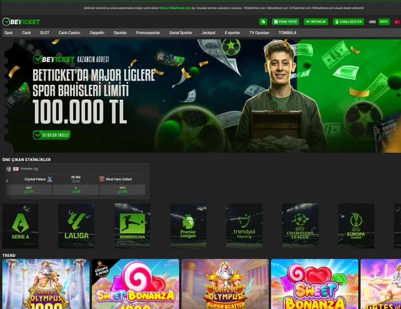 Betticket ekran görüntüsü