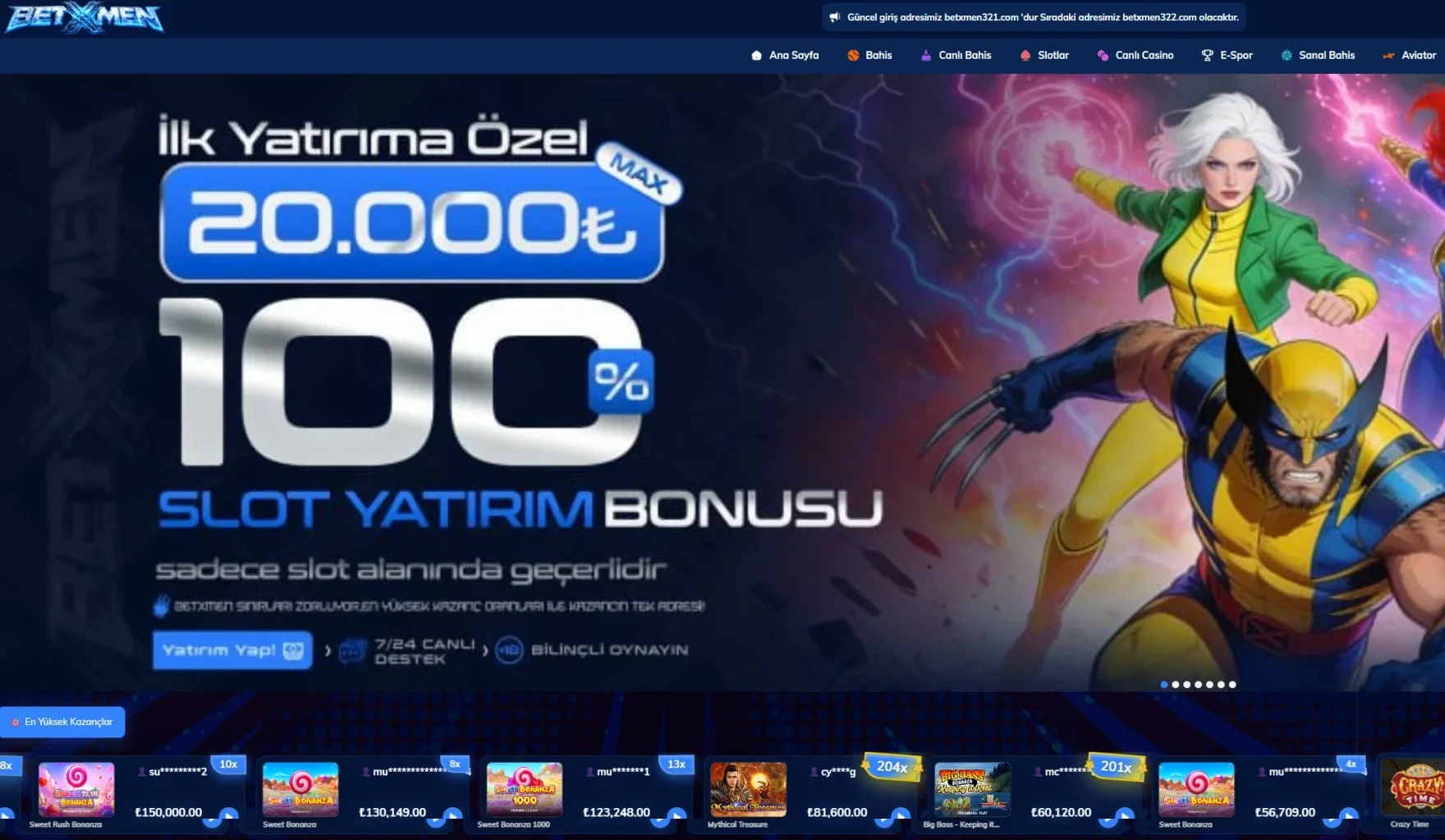 Betxmen ekran görüntüsü