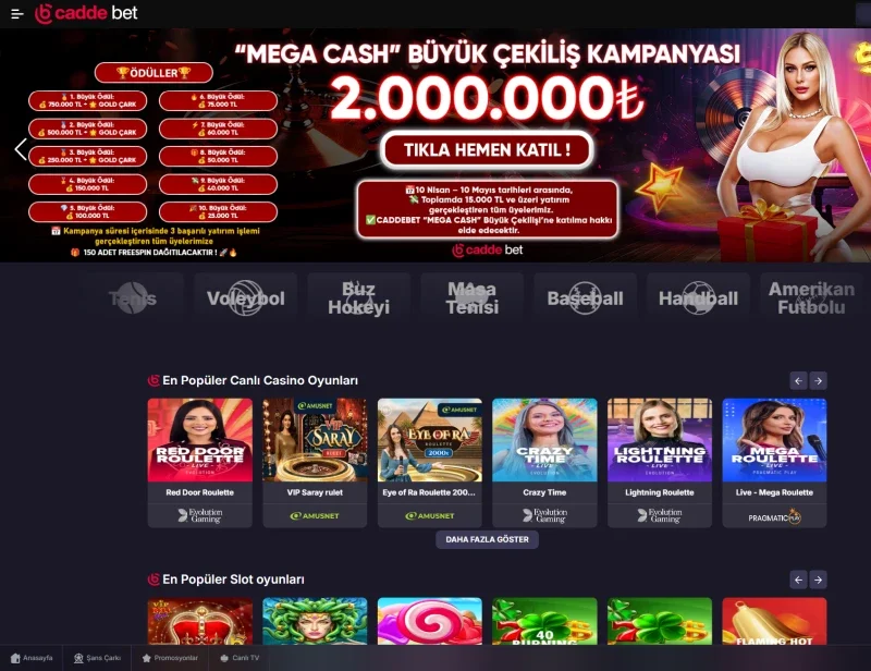 Caddebet ekran görüntüsü