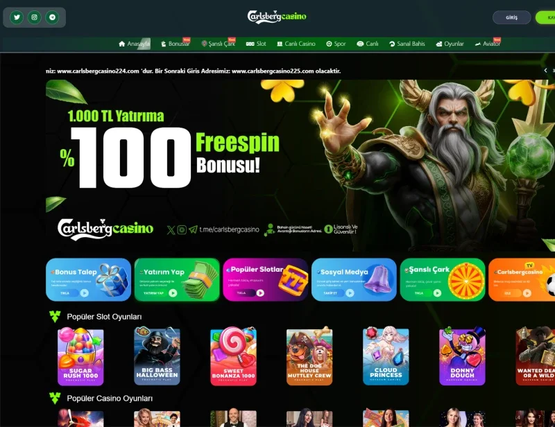 Carlsberg Casino ekran görüntüsü