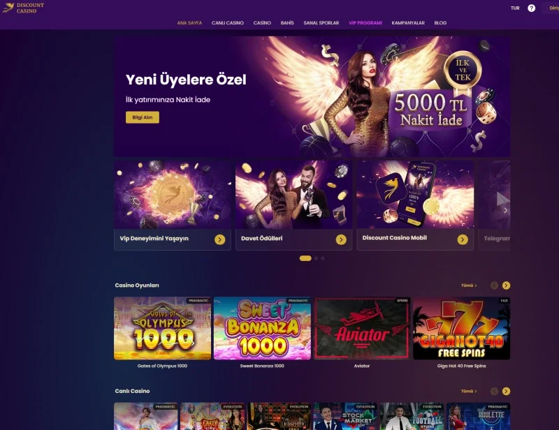 Discount Casino ekran görüntüsü
