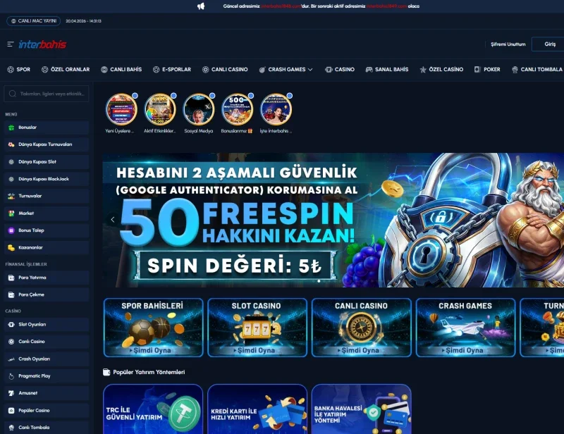 İnterbahis ekran görüntüsü