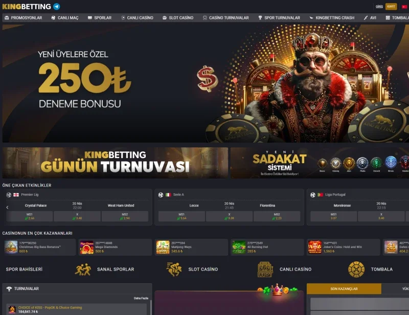 Kingbetting ekran görüntüsü