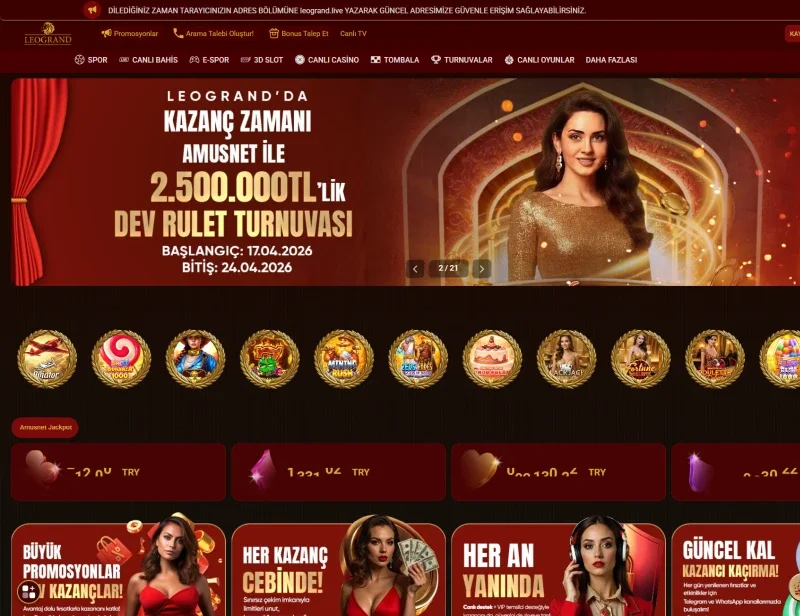 LeoGrandbet ekran görüntüsü