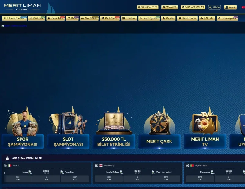 Merit Liman Casino ekran görüntüsü