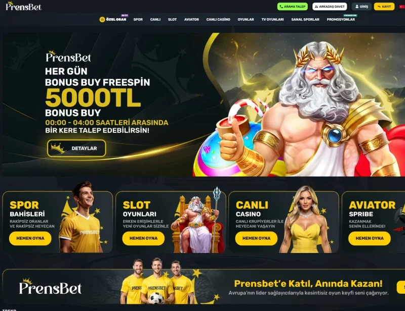 Prensbet ekran görüntüsü