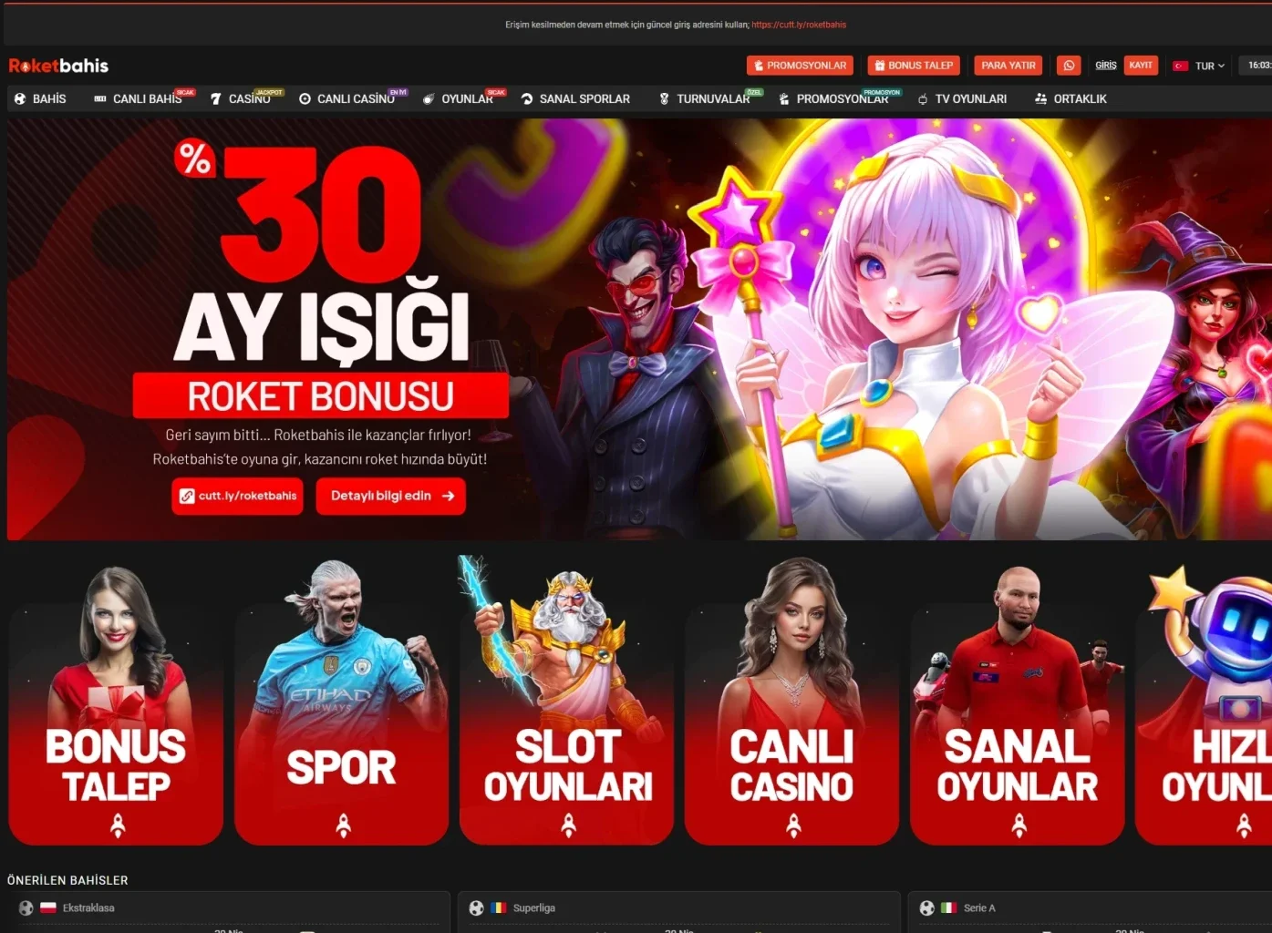 Roket Bahis ekran görüntüsü