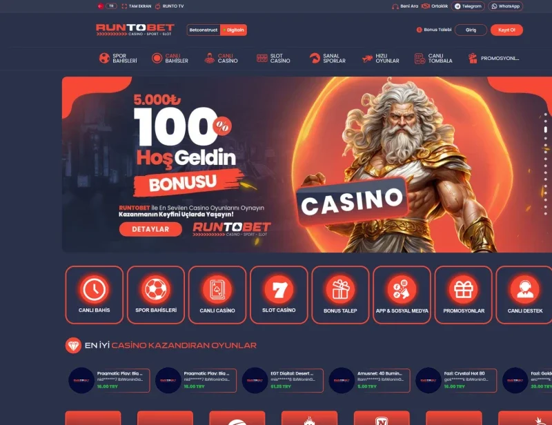 Runtobet ekran görüntüsü