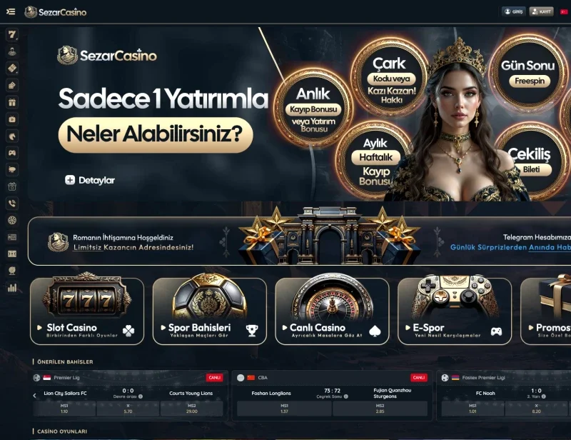 Sezar Casino ekran görüntüsü