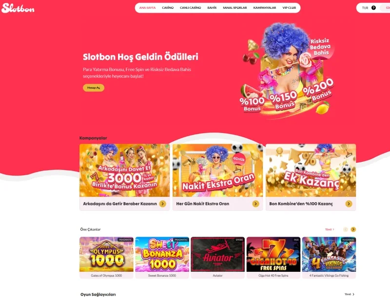 Slotbon ekran görüntüsü