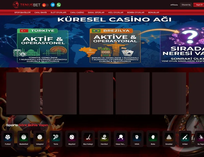 Tenusbet ekran görüntüsü