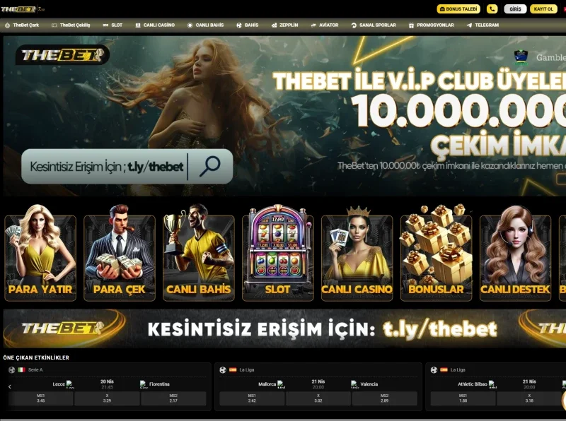 Thebet ekran görüntüsü