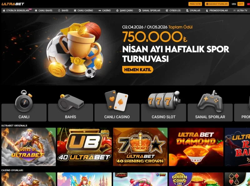 Ultrabet ekran görüntüsü