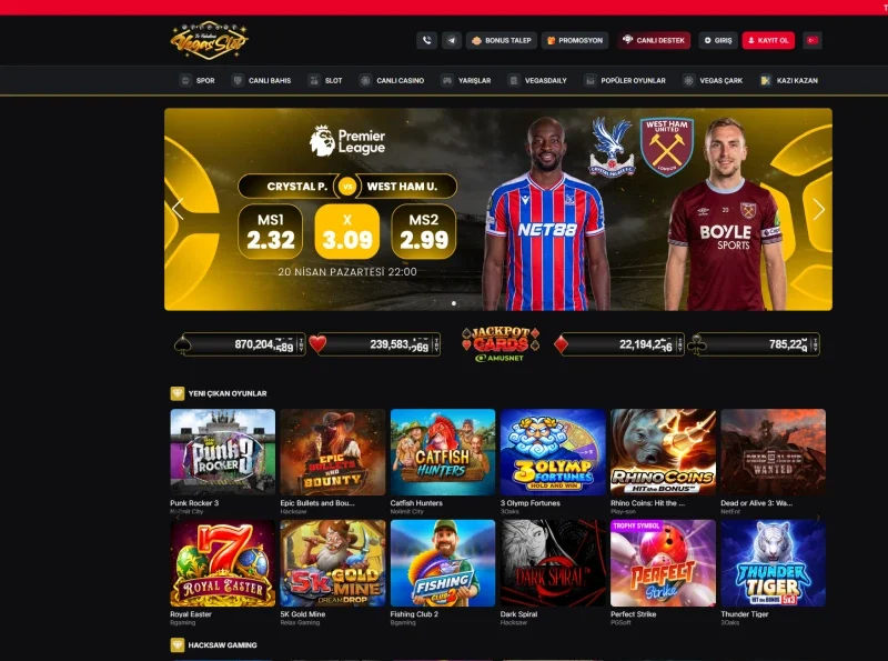 Vegasslot ekran görüntüsü