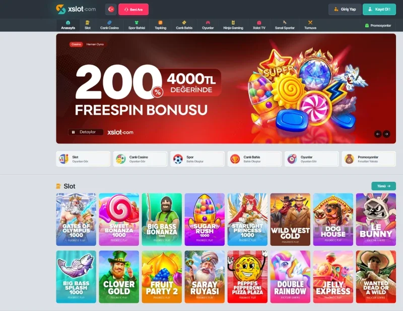 Xslot ekran görüntüsü