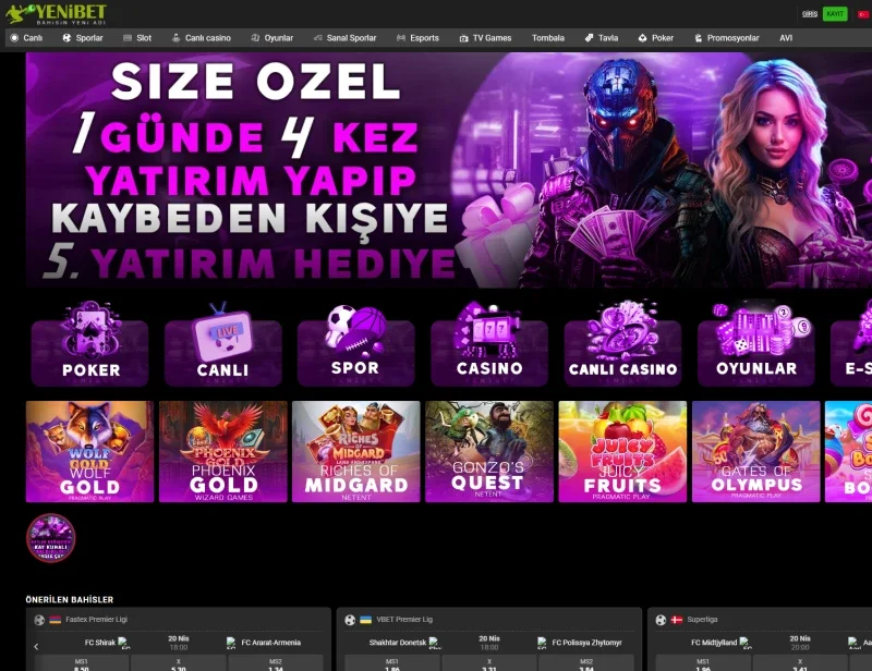 Yenibet ekran görüntüsü